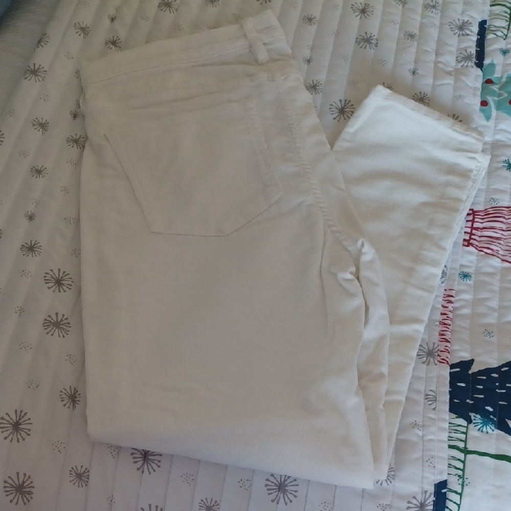 J. Crew Off-White Corduroy Pants - Picture 1 of 5